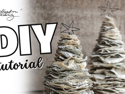 Vánoční dekorace: vyrobte si vánoční stromeček z papíru. Vánoční tvoření nápady. │Kreativní Techniky