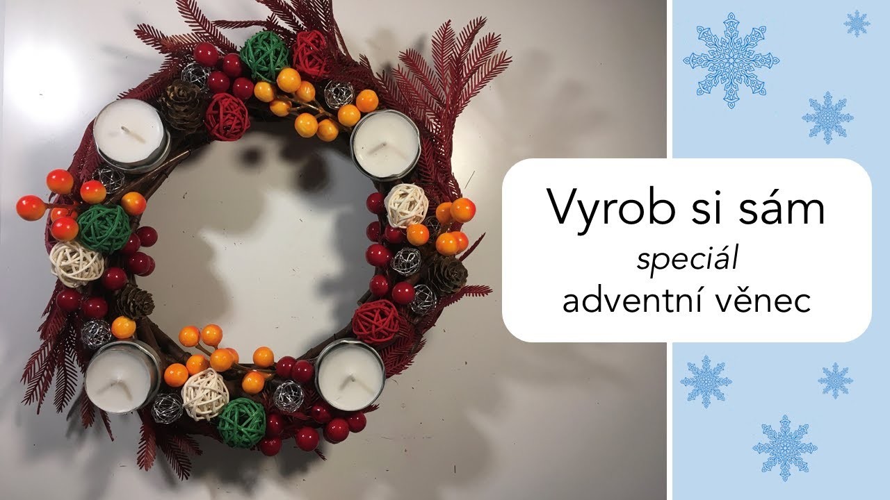 Vyrob si sám - inspirace na výrobu adventního věnce