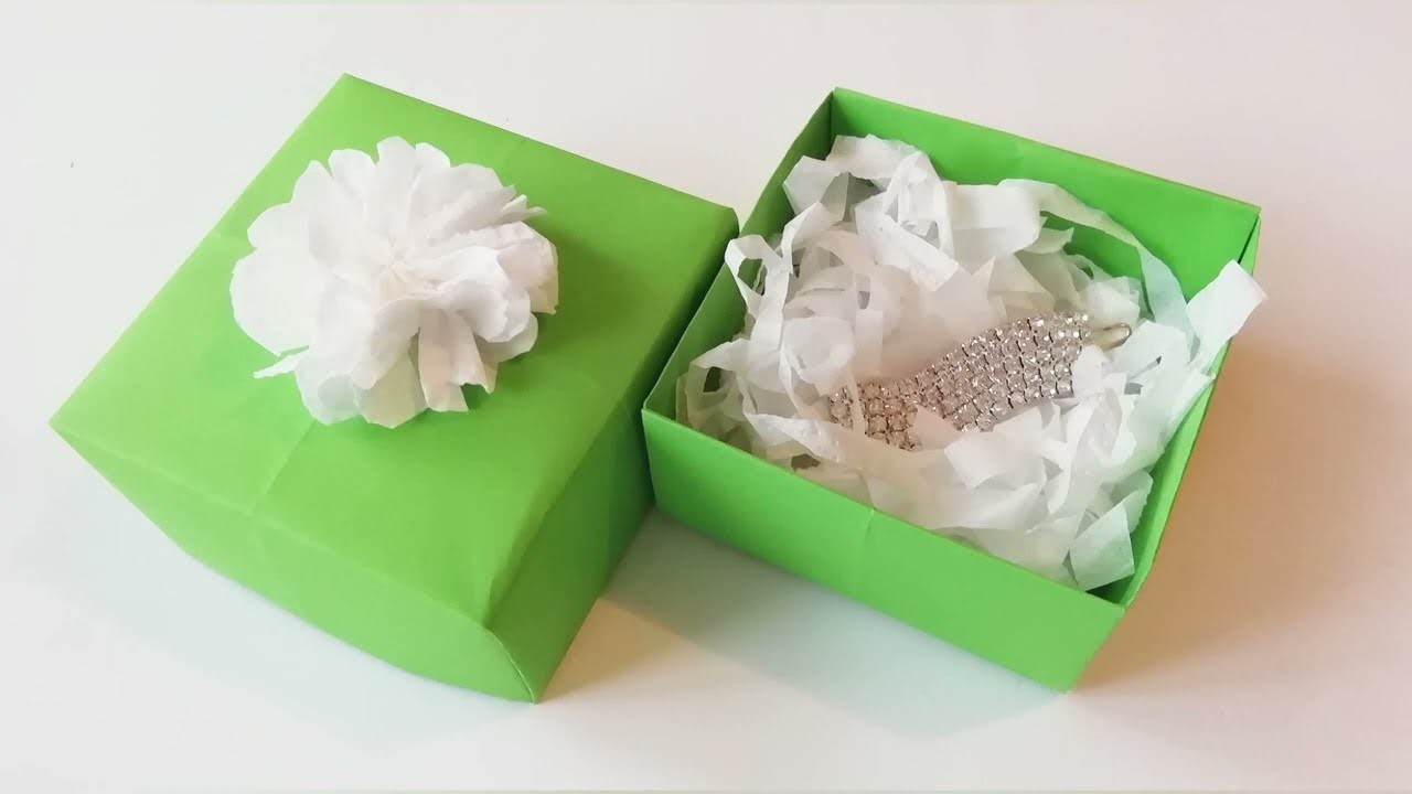 Dárková krabička DIY.???? Krabička z papíru. Jednoduchá Origami krabička.????️Jak vyrobit krabičku.
