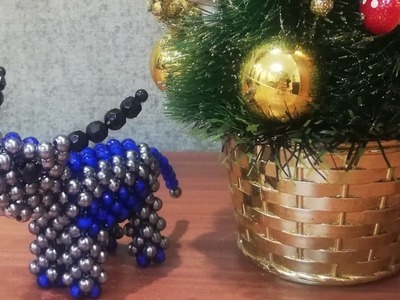 DIY Bead Buffalo???? symbol of 2021 year. Part #2.  DIY Бычок из бусин ????. Символ 2021 года. Часть #2.