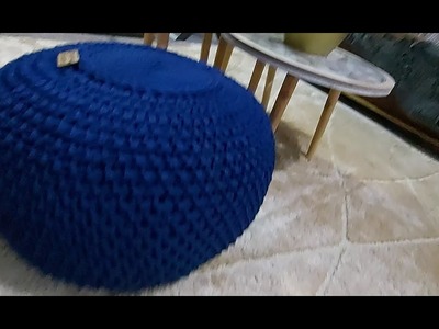 PLETENI TABURE MINA novi x rad 5000 din 35 x 50 Knitted pouffe