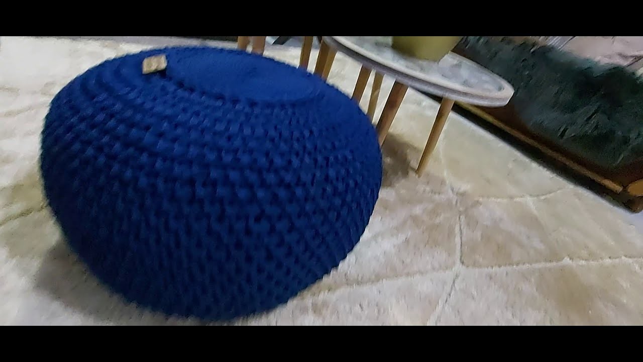 PLETENI TABURE MINA novi x rad 5000 din 35 x 50 Knitted pouffe