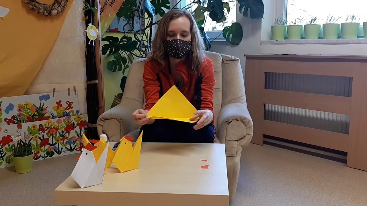 Origami se SIMČOU 5 (slepička)