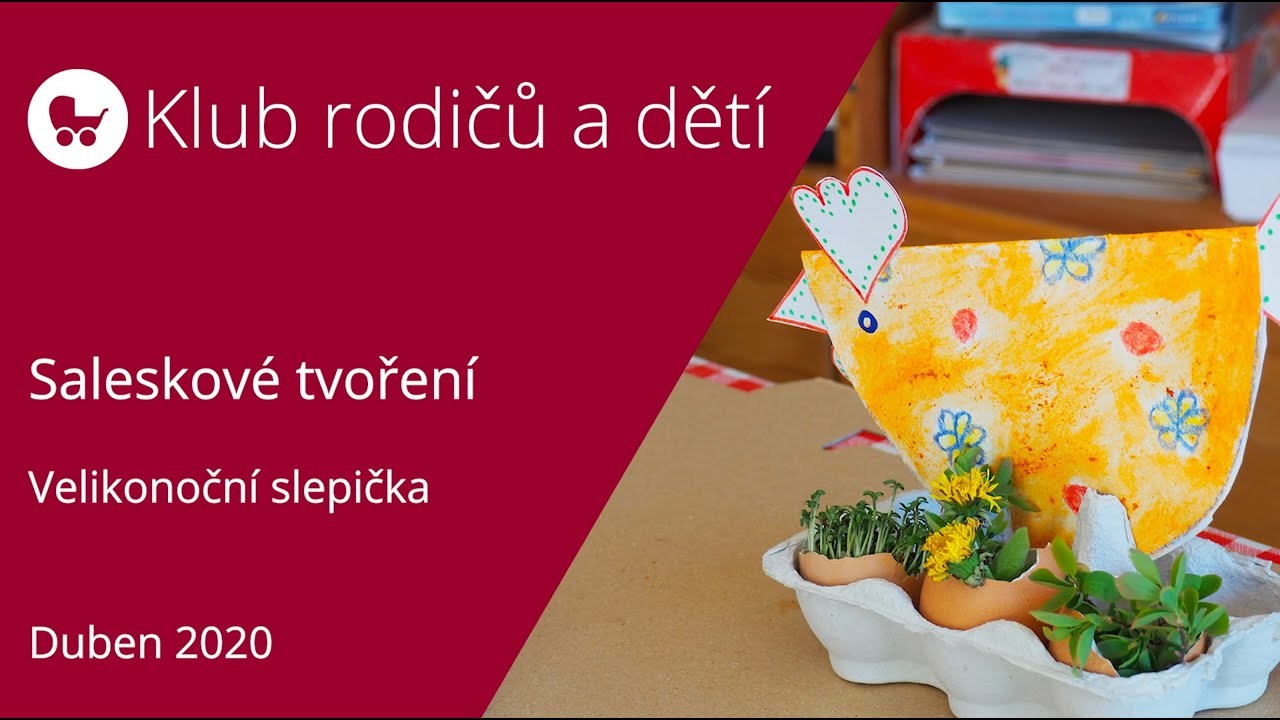 Velikonoční slepička - saleskové tvoření