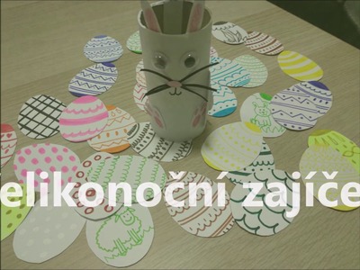 Velikonoční králíček z ruličky - tvoření