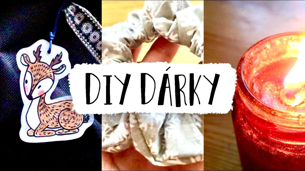 DIY DÁRKY | scrunchie, svíčka, přívěšek | Vánoce 2020 | annie's world