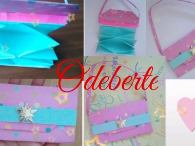 How to make Wallet. DIY origami paper purse????