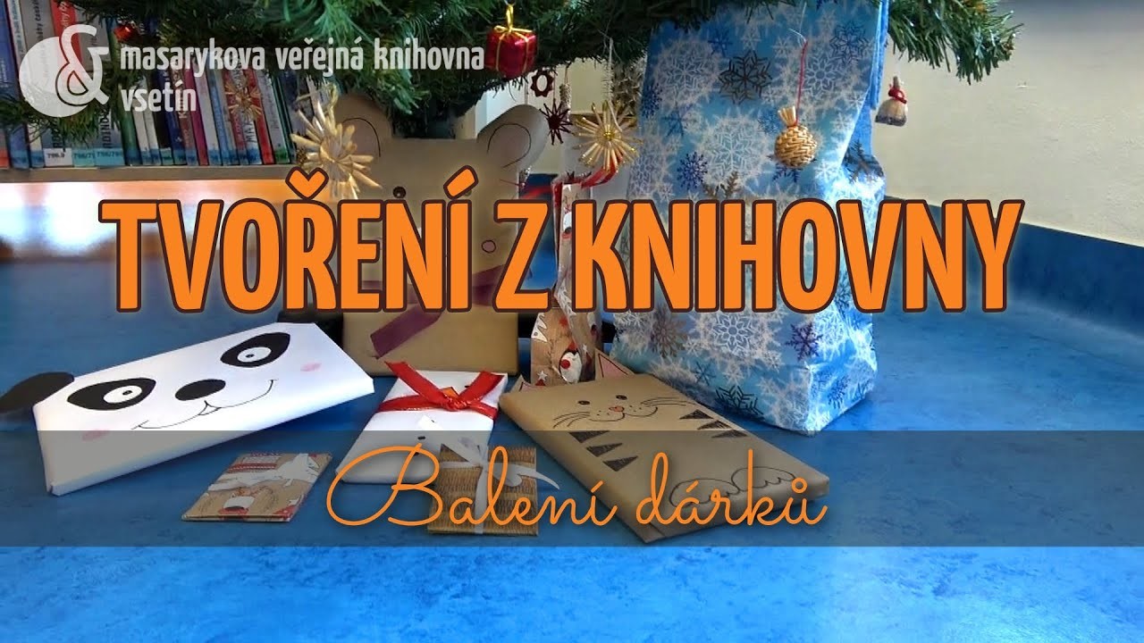 Tvoření z knihovny - balení dárků