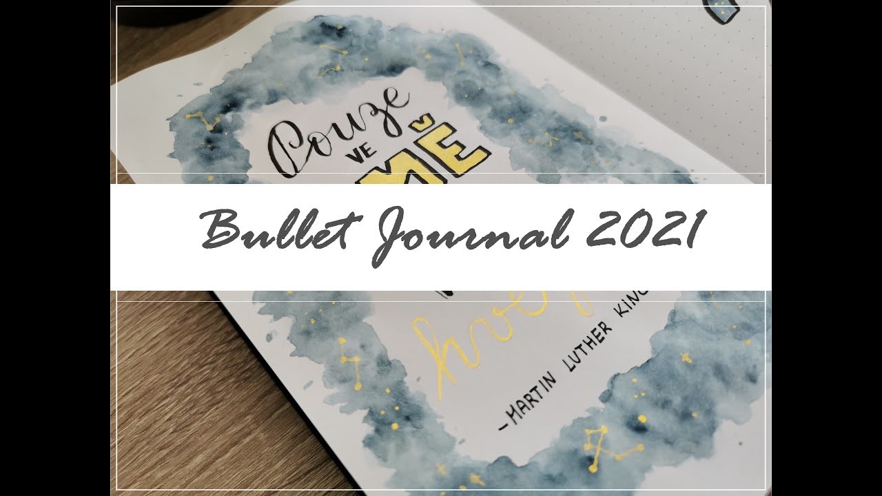 Bullet Journal setup na rok 2021| CZ | mé první video