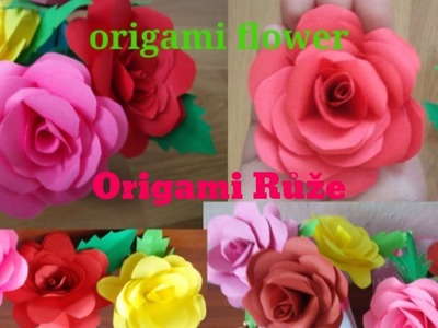 How to make paper rose flowers