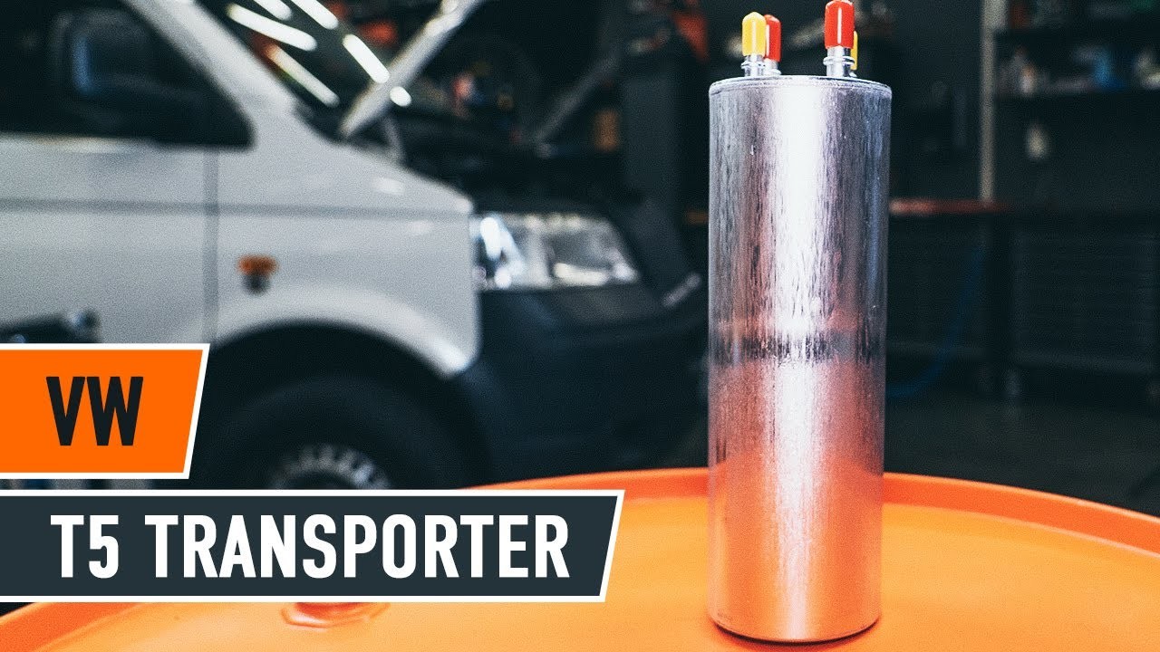 Jak vyměnit palivový filtr na VW T5 TRANSPORTER Van [NÁVOD AUTODOC]