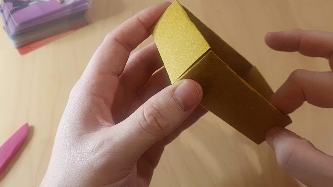 Tuto Origami 11 : Maj Tuto 4 + Sabot à cartes !