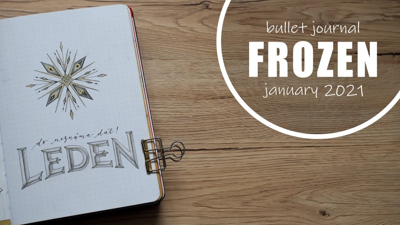 Bullet Journal - Leden 2021 - Frozen