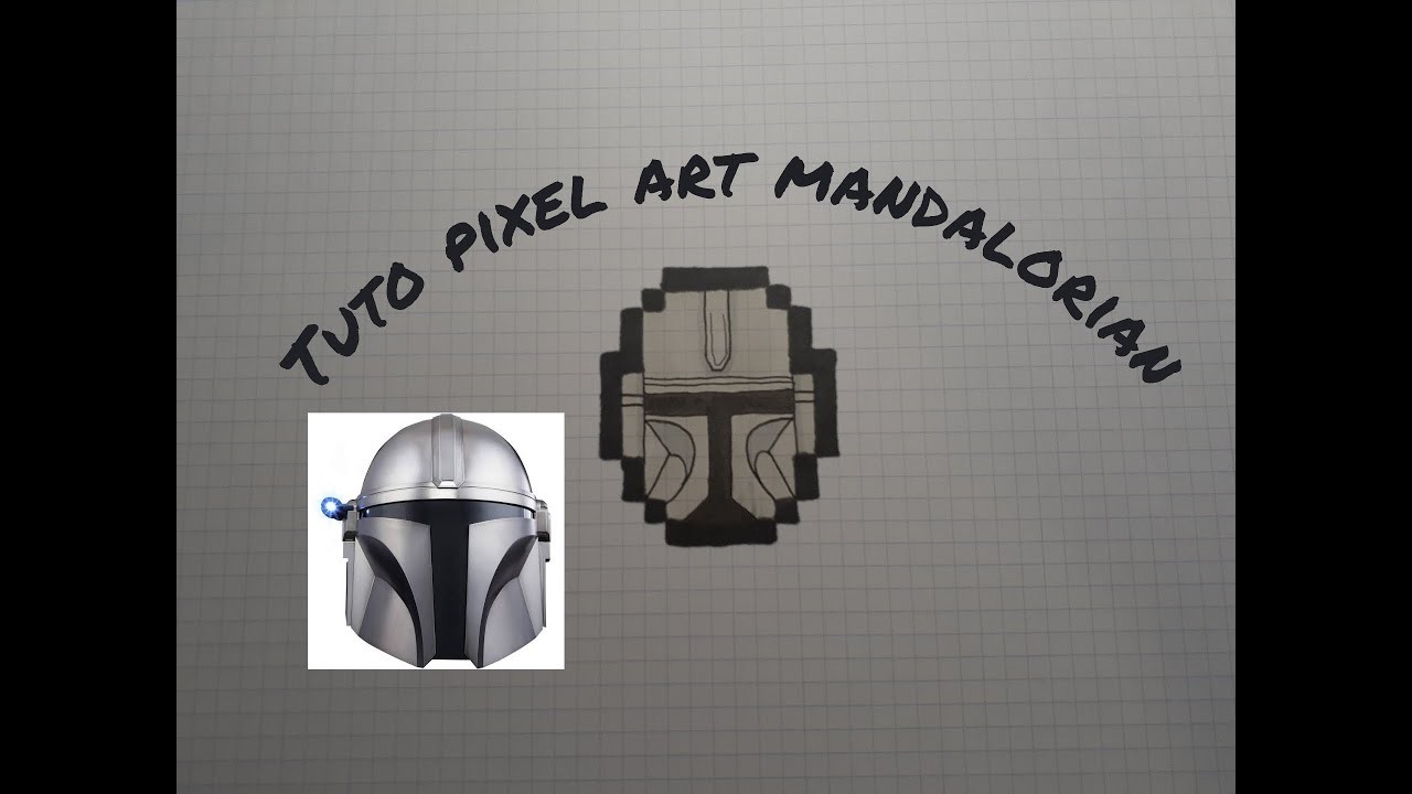 Mandalorian pixel art (tuto)