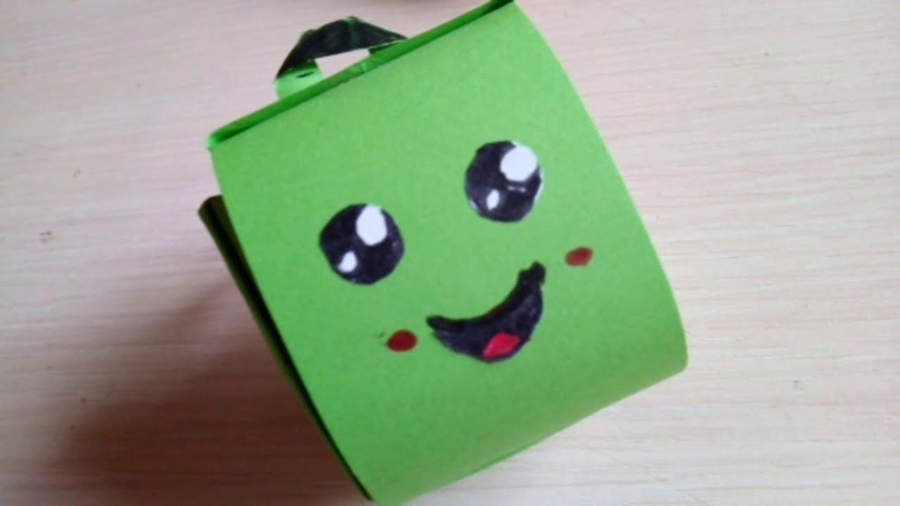 Jak se dělá papírový školní batoh | DIY origami | Snadné Origami krok za krokem. DIY ZPĚT DO ŠKOLY