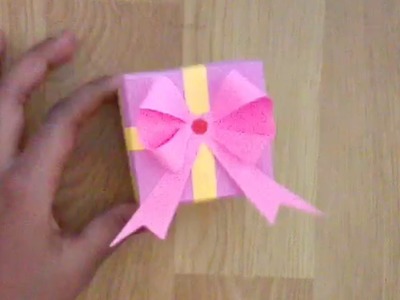 Jak Vyrobit dárkovou krabičku z Papíru -dárkovou krabičku z Papíru Origami Česky