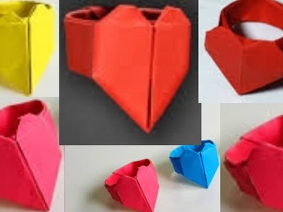 Jak Vyrobit ????Prsten se Srdcem z Papíru.????Papírové srdce prsten Origami .Paper Heart Ring????