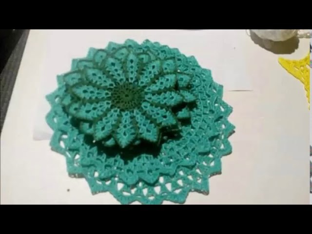 Crochet combination green
