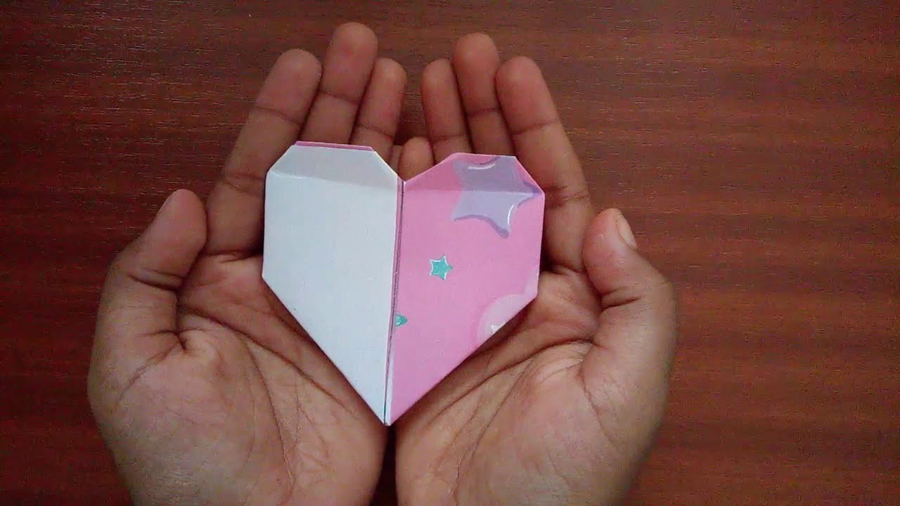 Jak vyrobit srdce z papíru.Origami dvoubarevné srdce.Origami Heart. Srdce ❤ Valentýnský dárek❤ DIY