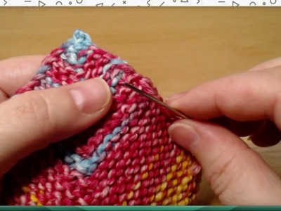 Základy pletení - zapracování konců