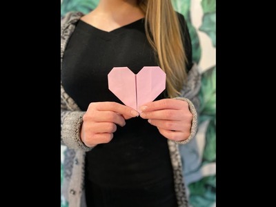 DIY - Návod na složení Origami srdce
