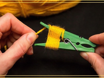 Snadný trik na pletení: Vyrobte si krásné vlněné motýly!