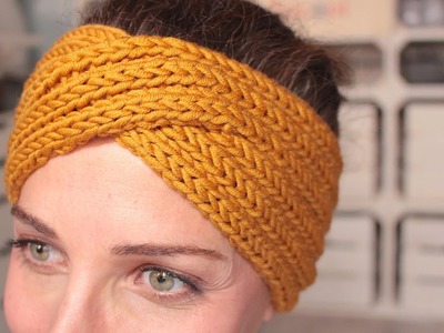 Tuto tricot : le headband torsadé (aig. 7mm) ✨ Marion Blush