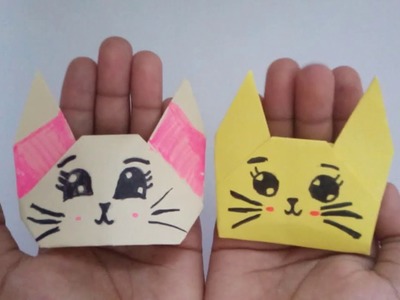 Jak vyrobit kočku z papíru.Origami kočka.papírová kočička.How to make origami Cat|Origami Cat easy