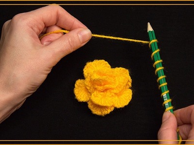 Trik s tužkou: Skvělý návod na pletení květin!