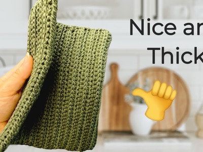 Crochet potholders for beginners | Potholder crochet gift ideas