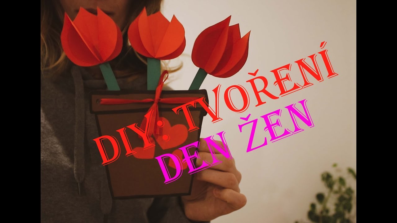 DIY: tvoříme květinu (Den žen)