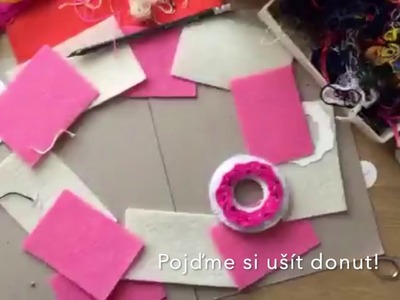 Korálkohraní - Donut - Projekt “Šijeme z filcu”