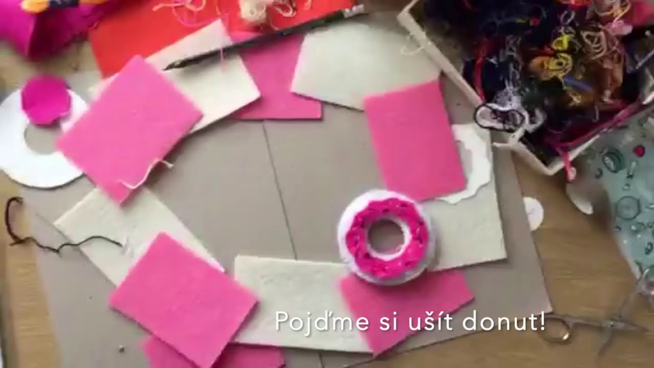 Korálkohraní - Donut - Projekt “Šijeme z filcu”