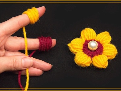 Snadný návod, jak vyrobit úžasné pletené květiny za pomoci prstu!