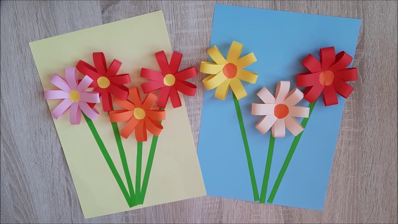 Výtvarná výchova - Jarní květiny