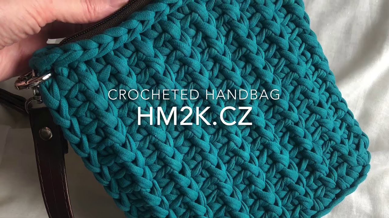 Elegant crocheted handbag. Elegantní háčkovaná kabelka Tara