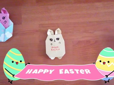 DIY velikonoční papírový zajíc ve vajíčku- paper easter bunny in egg