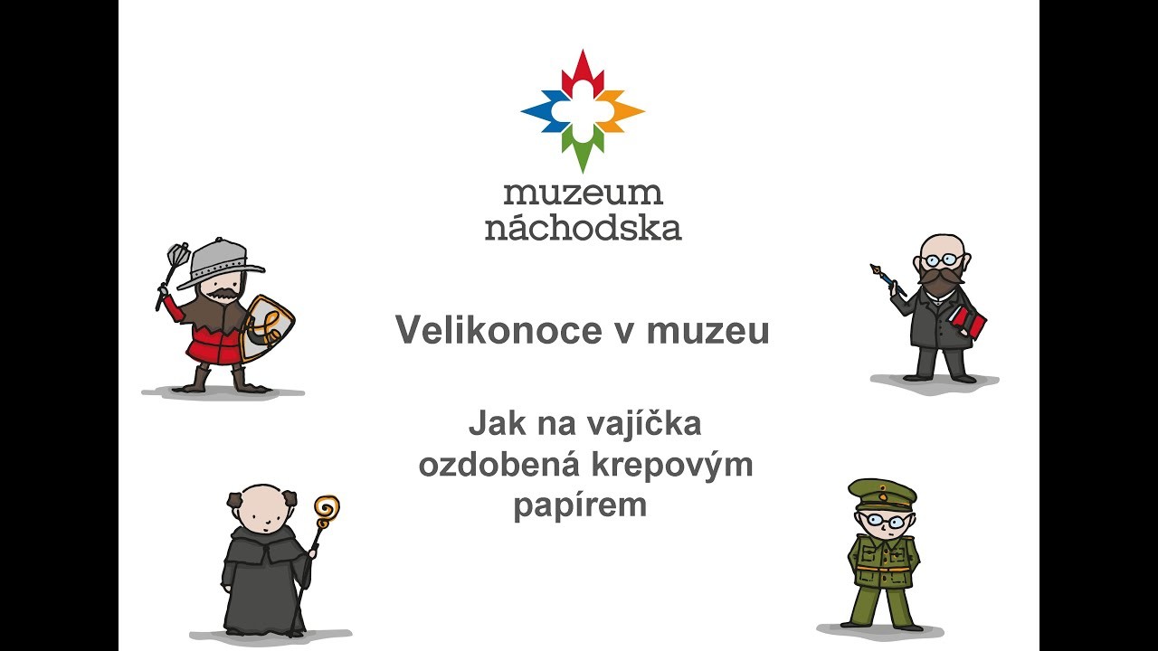 Velikonoce v muzeu - Návod na vajíčka zdobená krepovým papírem