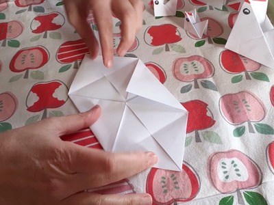 Velikonoční slepička   origami