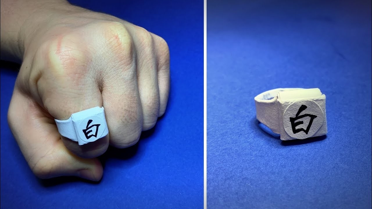 How to Make a Paper Konan Akatsuki Ring Naruto | Origami Akatsuki Ring | Easy Origami ART