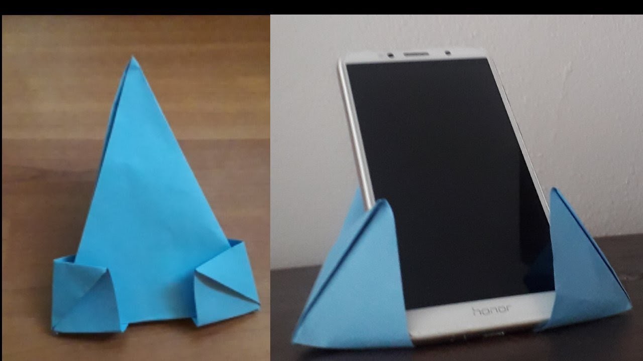 Jak vyrobit stojánek na mobil z papíru | origami držák na mobil