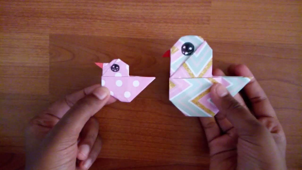 Jak složit tohoto krásného origami ptáka z papíru .origami ptáka z papíru krok za krokem