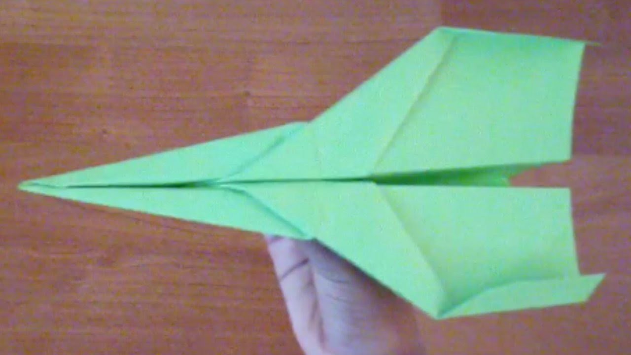 Jak složit papírové letadlo z papíru - Jak vyrobit papírové letadlo, které krásně letí