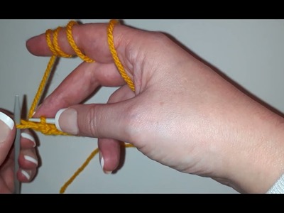 Pletení levou rukou obrace a ukončení pleteniny splétáním ok