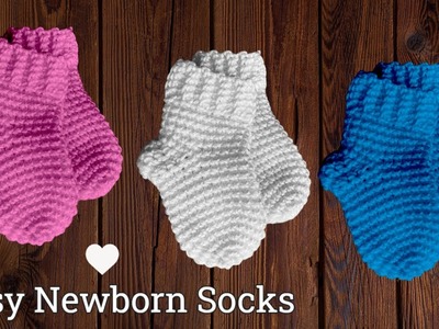 How to Crochet Baby Socks 0-3 months ???????? | EASY Baby Socks Pattern