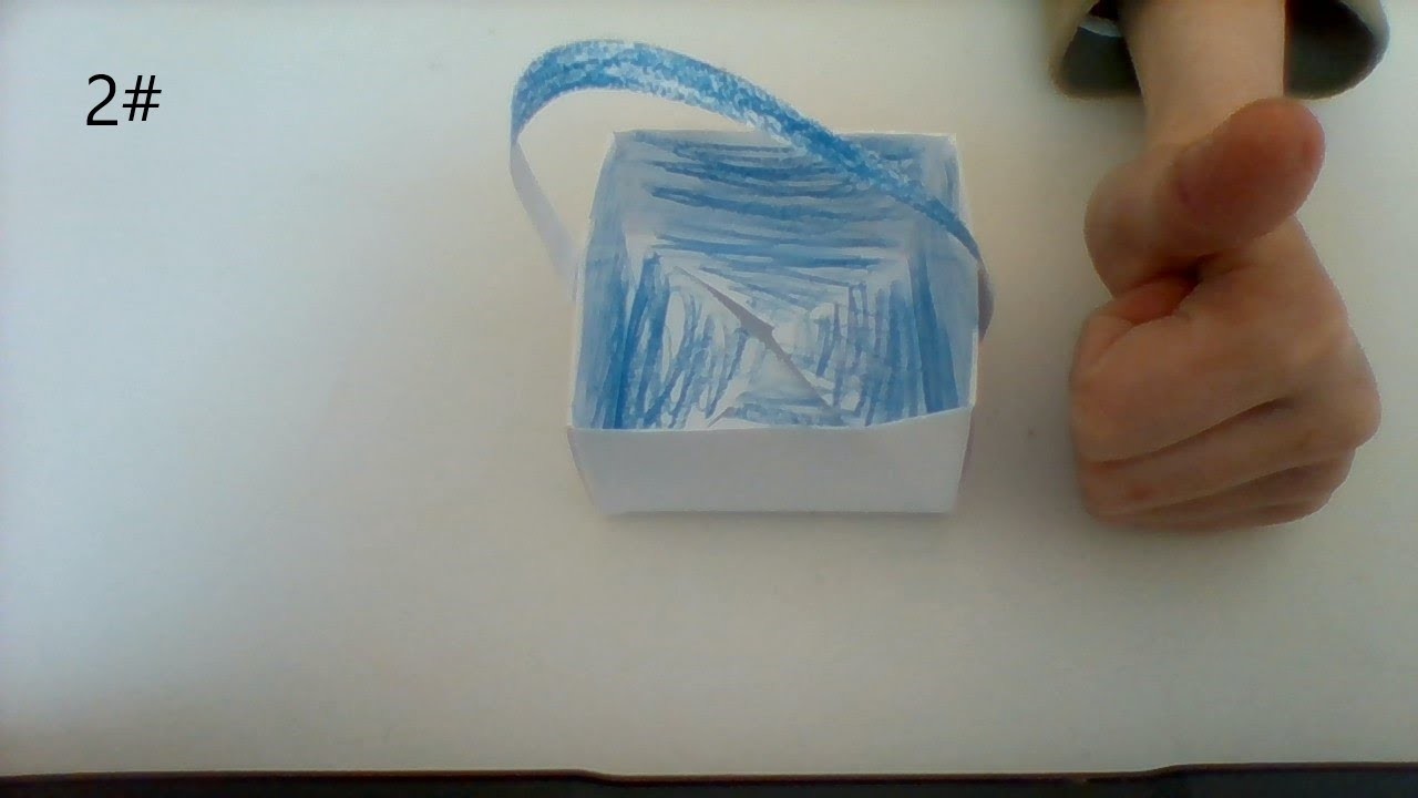 Papírová krabička 2 - Vyrábění