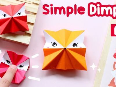 Simple Dimple DIY Fox, Pop it DIY, fidget toy