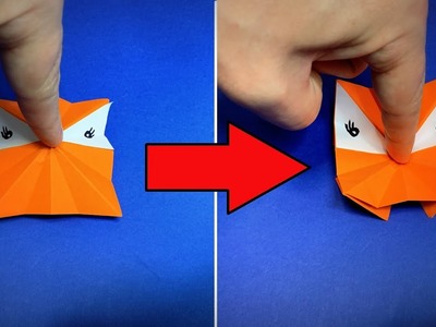 How to Make a Paper Pop It Fox | Origami Pop It Fidget Toy TikTok Trends | Easy Origami ART