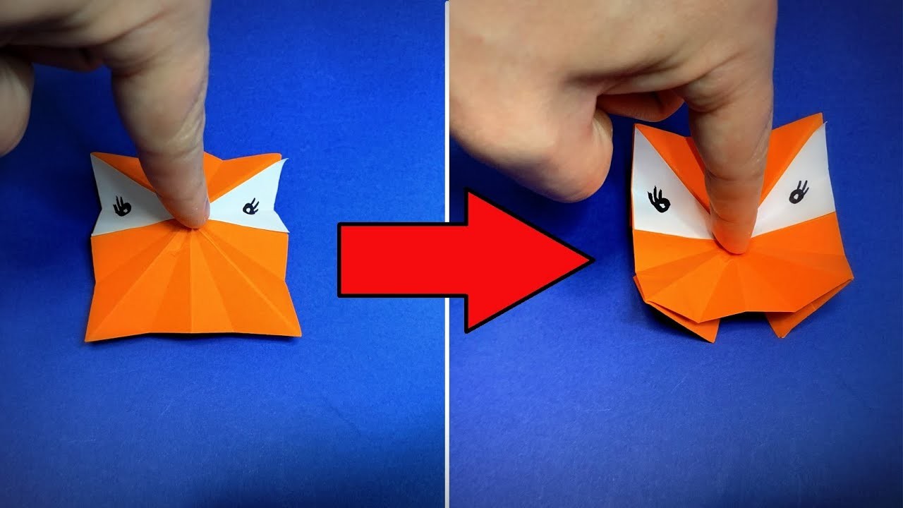 How to Make a Paper Pop It Fox | Origami Pop It Fidget Toy TikTok Trends | Easy Origami ART
