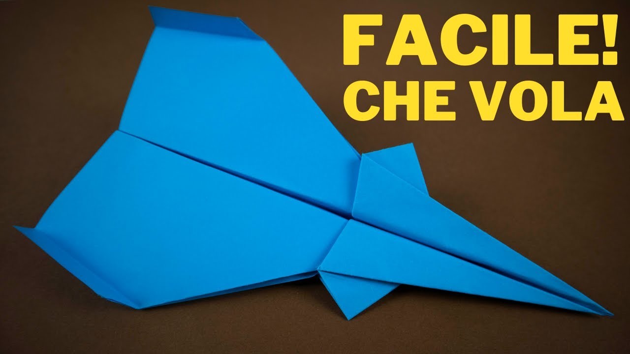 CHE VOLA! - Como Fare Aereo Di Carta(Facile) ✈️ Paper Jet Plane